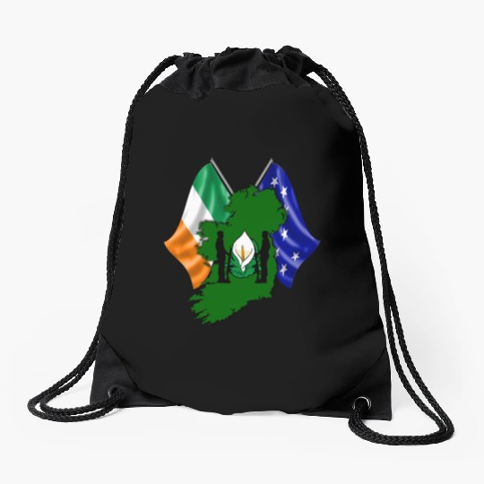 Irish Easter Lily - Designed in Ireland Drawstring Bags