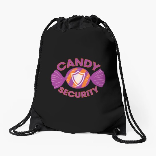 Candy Security Kids Parents Matching Birthday Drawstring Bags