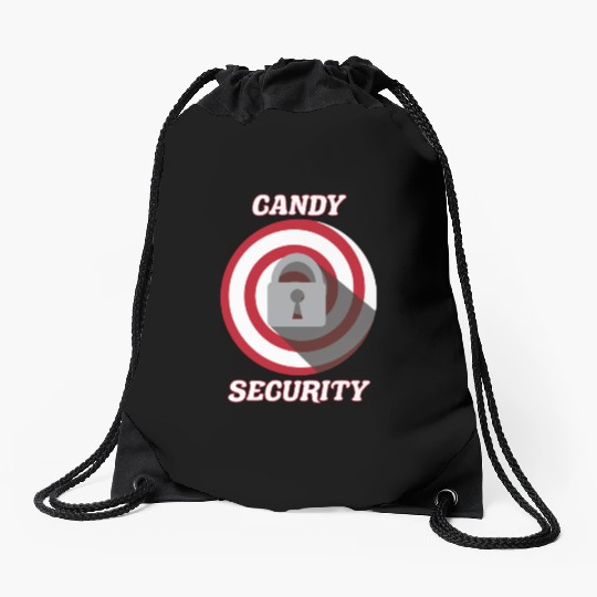 Candy Security Kids Parents Matching Birthday Drawstring Bags
