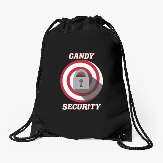 Candy Security Kids Parents Matching Birthday Drawstring Bags