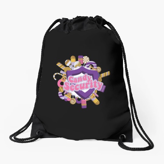 Candy Security Kids Parents Matching Birthday Drawstring Bags