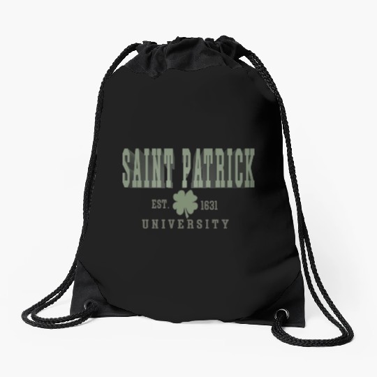 Saint Patrick University Drawstring Bags
