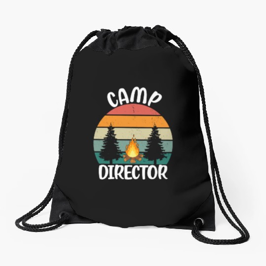 Counselor Camper Summer Camp Director Drawstring Bags