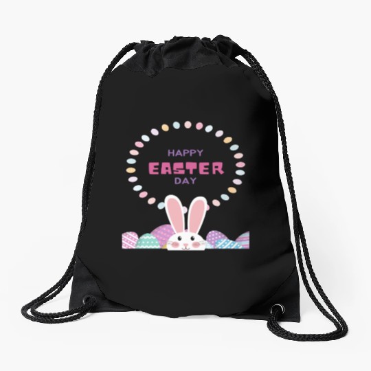 Happy Easter Drawstring Bags