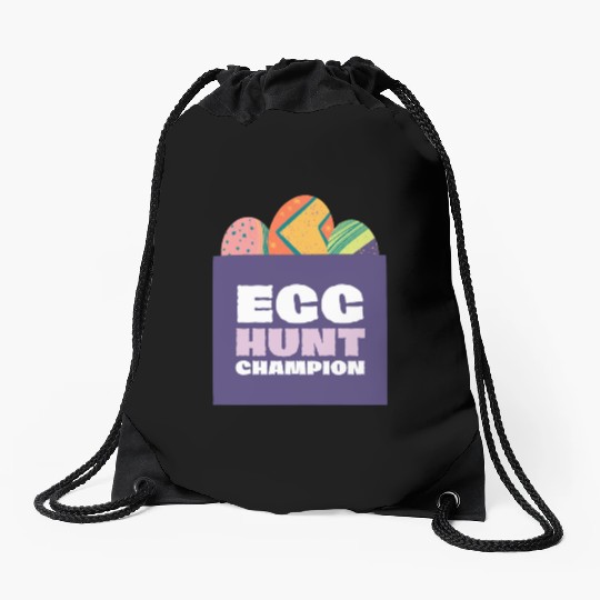 Egg Hunt Champion Drawstring Bags