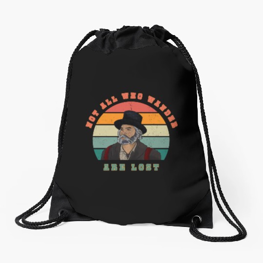 Not all who Wander are Lost Drawstring Bags