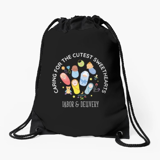 Caring For Cutest Sweethearts NICU Labor And Drawstring Bags