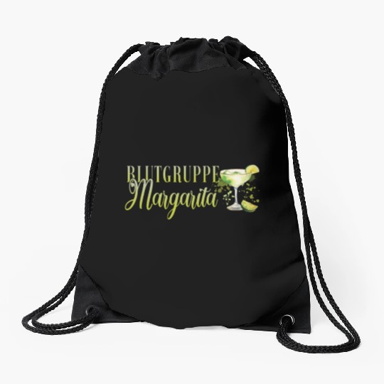 Blutgruppe Margarita Tequila Stag Party Drawstring Bags