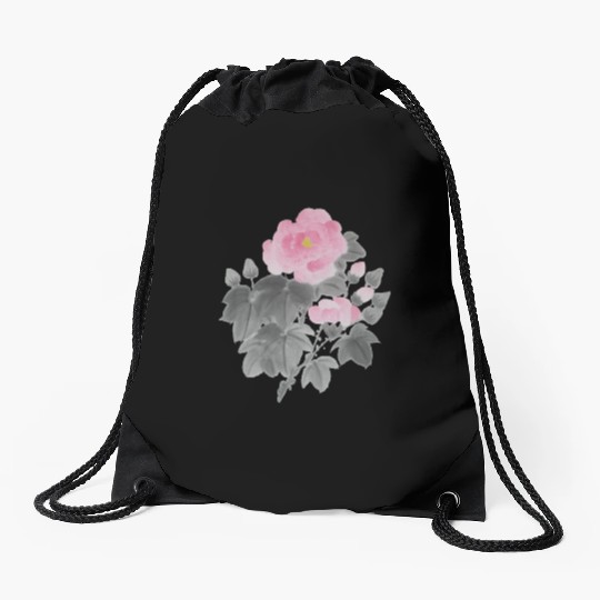 Hibiscus Flowers Drawstring Bags