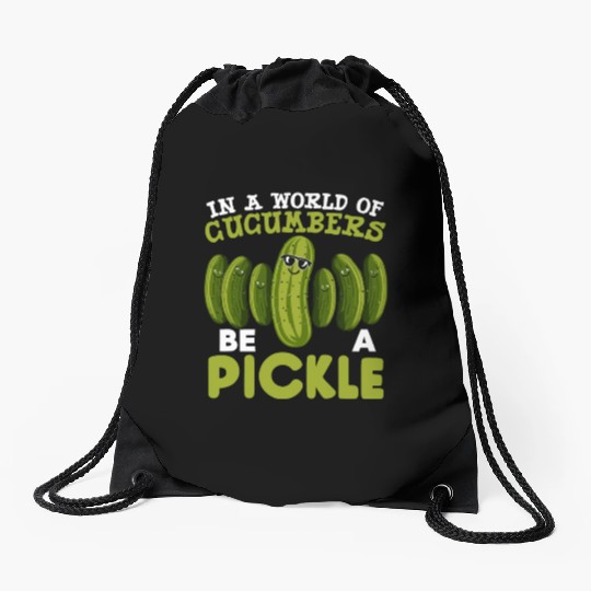 Pickle Lover Funny Pickle Dill pickle Pickled Drawstring Bags