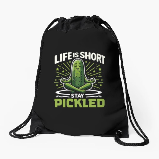 Pickle Lover Funny Pickle Dill pickle Pickled Drawstring Bags
