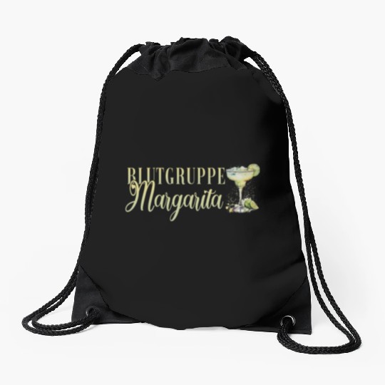 Blutgruppe Margarita Tequila Stag Party Drawstring Bags