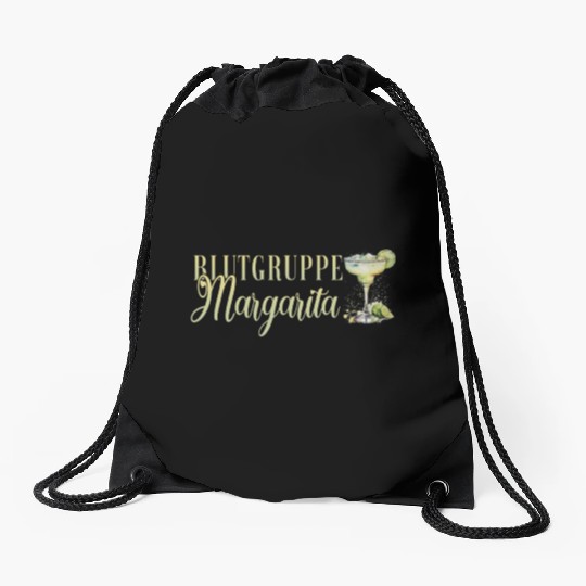 Blutgruppe Margarita Tequila Stag Party Drawstring Bags
