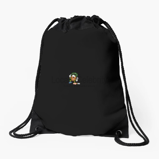 Local Celebrity - Sid - light background Drawstring Bags