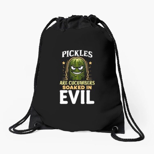Pickle Lover Funny Pickle Dill pickle Pickled Drawstring Bags