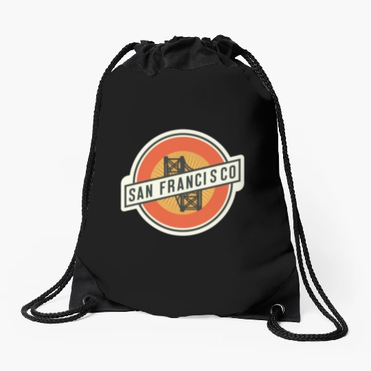 San Francisco Drawstring Bags