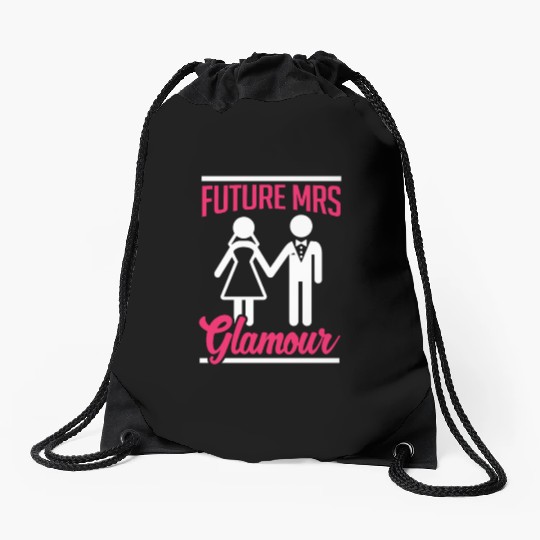 Bridal Future Mrs Glamous Drawstring Bags