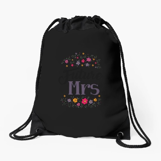 Bridal Future Mrs Drawstring Bags