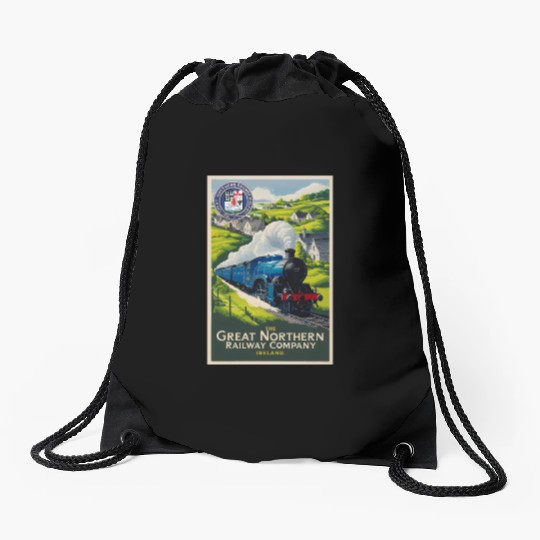 Great Northern Railway Company Ireland Drawstring Bags