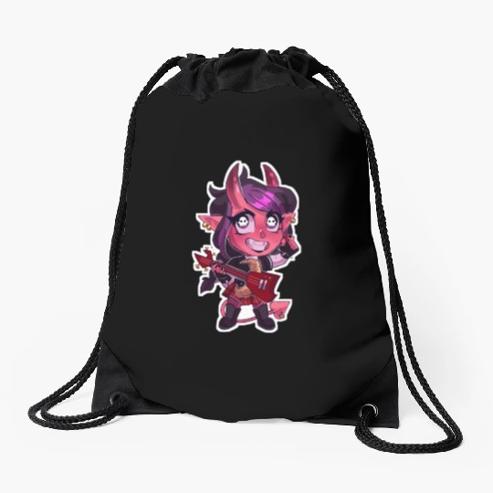 Fig Charm Drawstring Bags