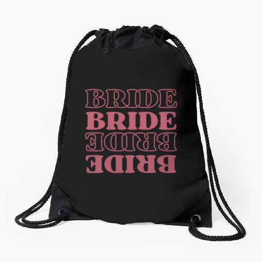 Bride hen night Bachelorette Party matching outfit Drawstring Bags