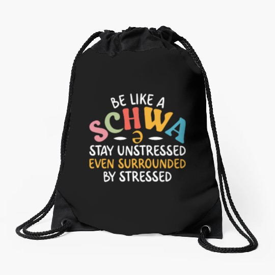 English Teacher Funny Grammar Drawstring Bags