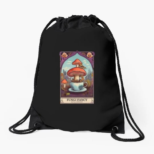 Fungi Fancy Tarot Drawstring Bags