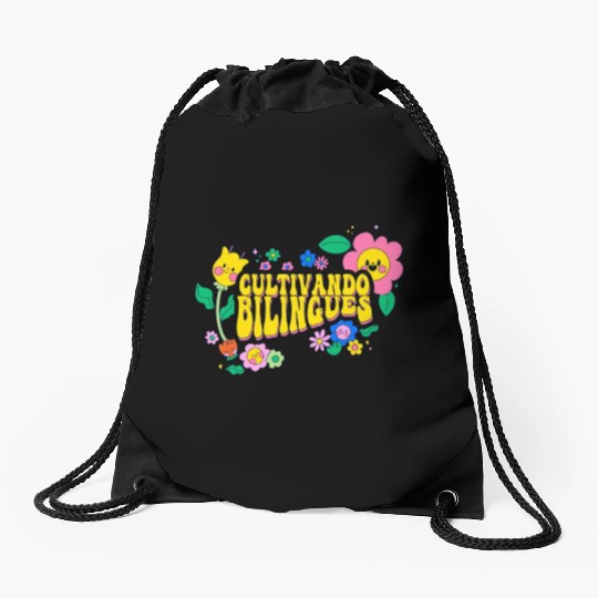 Cultivando Bilingües Spanish Teacher Drawstring Bags