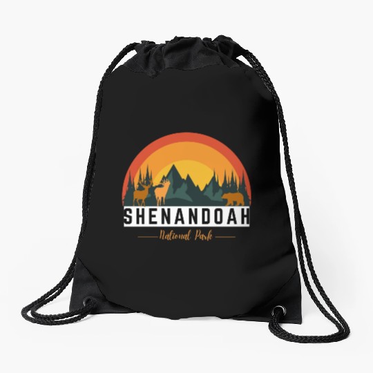 Shenandoah national park Drawstring Bags