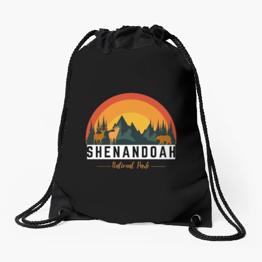 Shenandoah national park Drawstring Bags