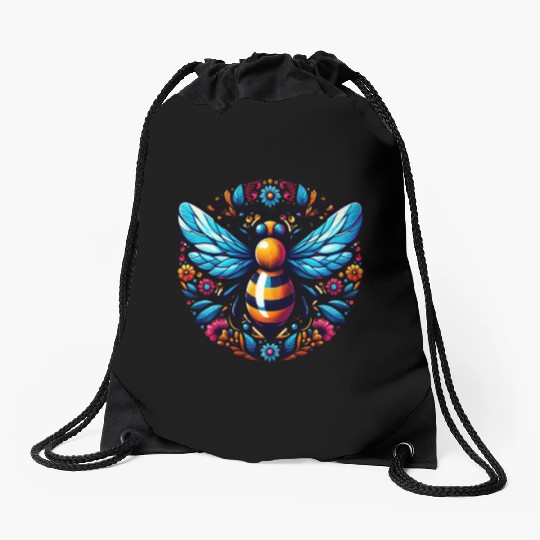 Queen Bee Jewelry Jewels Cute Beekeeping Beekeeper Drawstring Bags