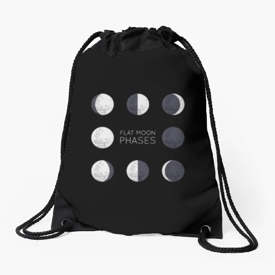 Cool Full Moon - Solar Eclipse, Moon Phases Total Drawstring Bags