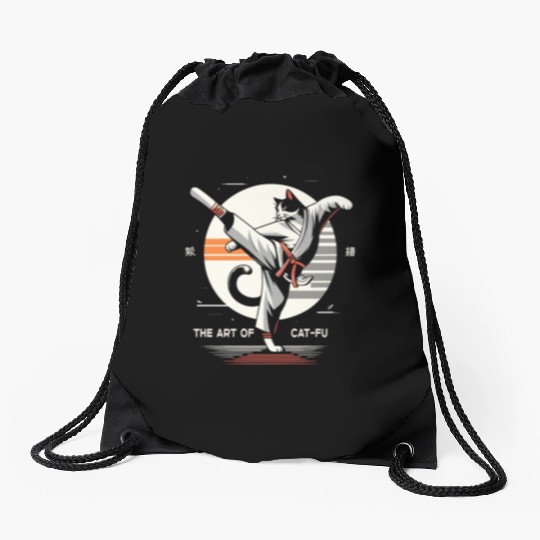 Kung Fu Chinese Kung Fu Asian Kung Fu Self defense Drawstring Bags