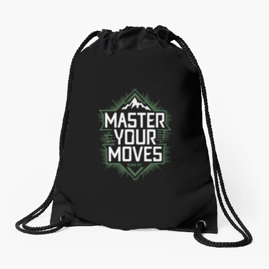 Kung Fu Chinese Kung Fu Asian Kung Fu Self defense Drawstring Bags
