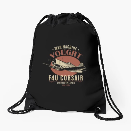 F4U Corsair | World War 2 Plane Drawstring Bags