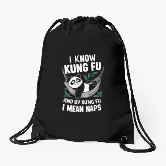 Kung Fu Chinese Kung Fu Asian Kung Fu Self defense Drawstring Bags
