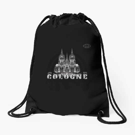 Cologne City Germany Drawstring Bags