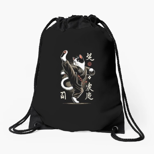 Kung Fu Chinese Kung Fu Asian Kung Fu Self defense Drawstring Bags