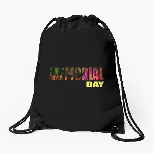 MEMORIAL DAY Drawstring Bags