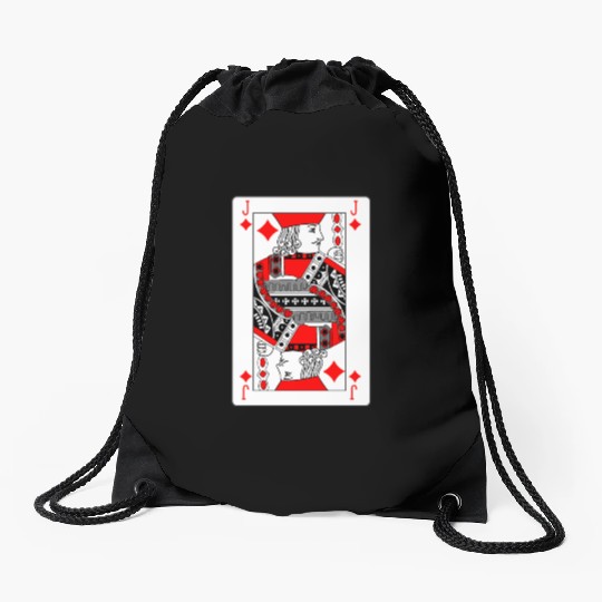jack Playing card Drawstring Bags