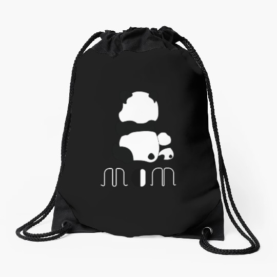 Adorable Panda Cubs Drawstring Bags