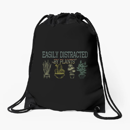It's not hoarding if its plants Funny Plant Lover Drawstring Bags