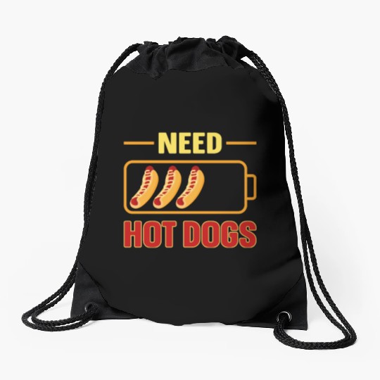 Hot Dog Adult Battery Need Hot Drawstring Bags