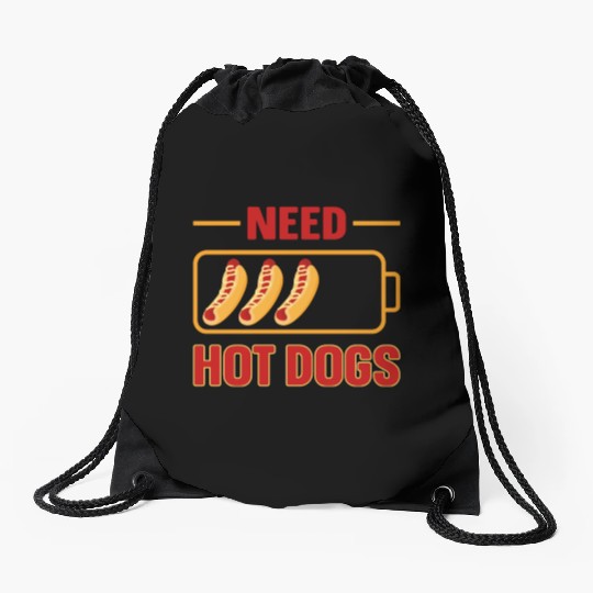 Hot Dog Adult Battery Need Hot Drawstring Bags