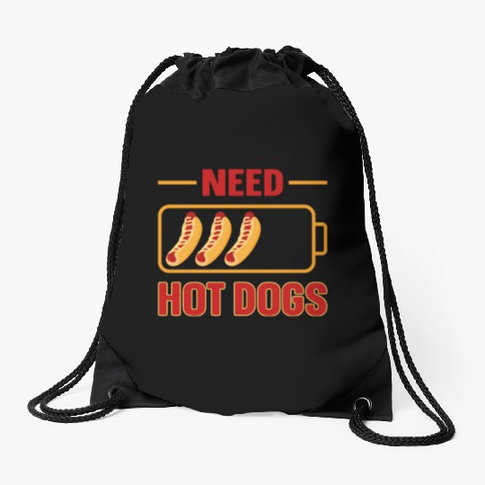 Hot Dog Adult Battery Need Hot Drawstring Bags