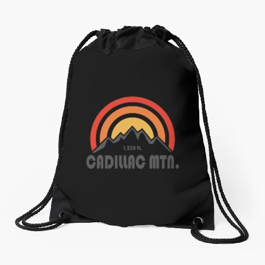 Cadillac Mountain Acadia National Park Drawstring Bags