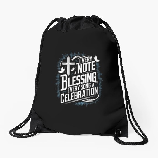 Prayer Songs Jesus Christ Religious Music Praise Drawstring Bags