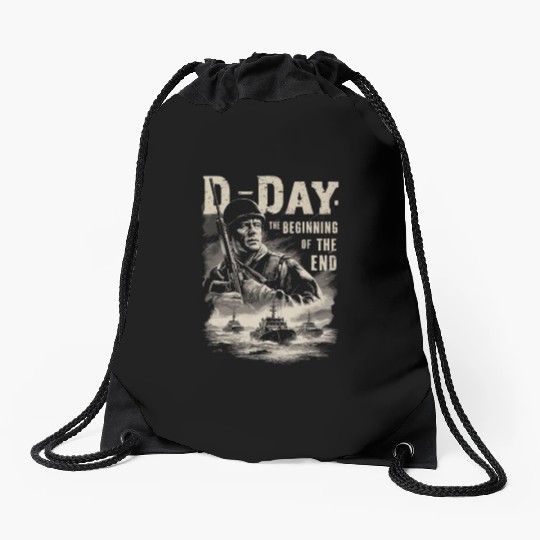 D-Day The Beginning of the End 80th Anniversary 20 Drawstring Bags