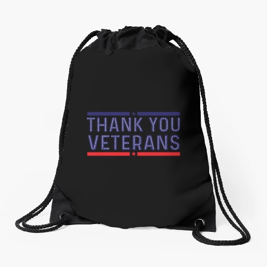 THANK YOU VETERANS Drawstring Bags