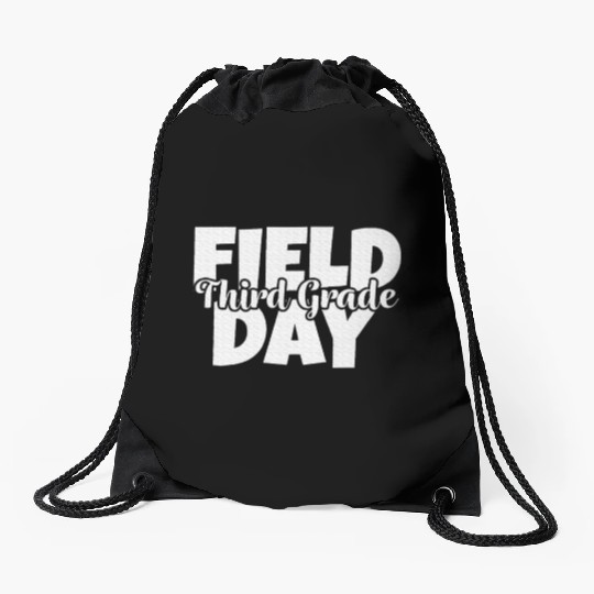 Field Day 2024 3rd Third Grade School Teacher Drawstring Bags